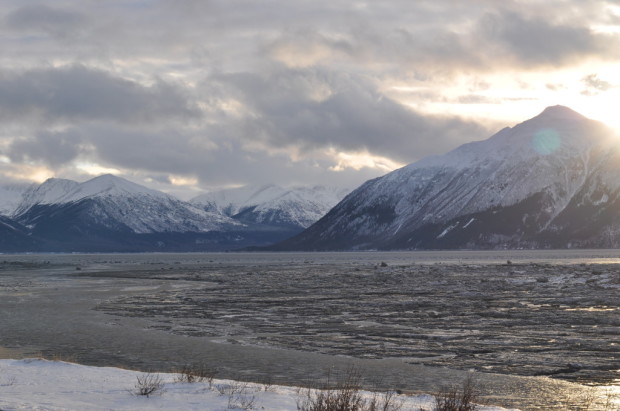 Looking up the Turnagain Arm
