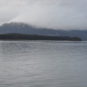 Looking across Auke Bay from the Douglas side