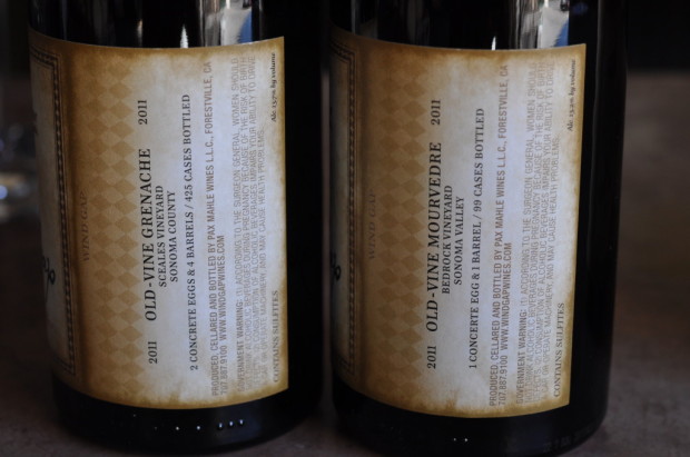 Old vine bottlings--Grenache and Mourvedre