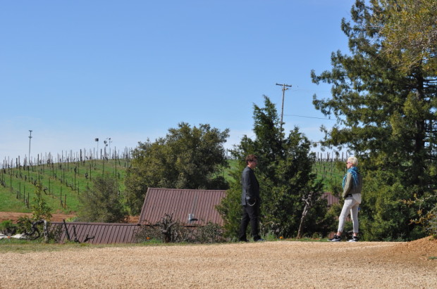 Carla and Christopher talking at Monte Bello