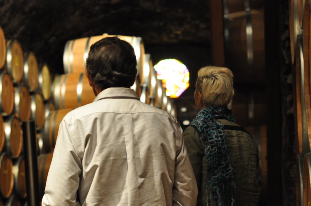 Looking into the cellars