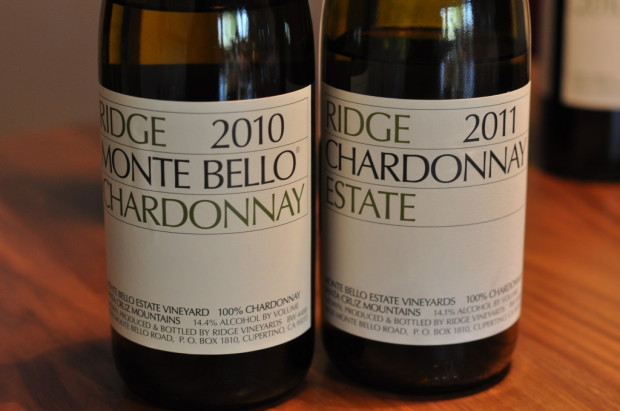 The upcoming Ridge chardonnays