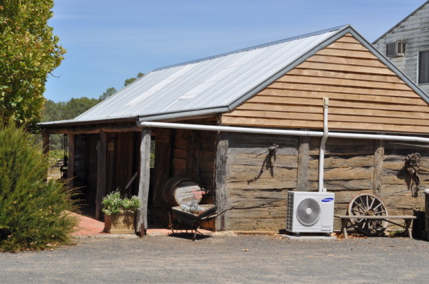 The old barn now the tasting room