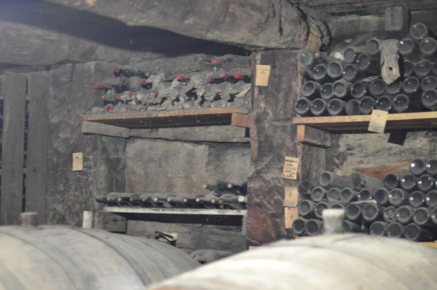 historic bottlings in the historic cellar