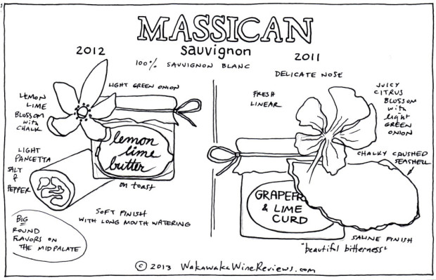 Massican Sauvignon 2012 and 2011