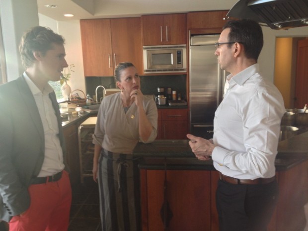 Nicolas, Michelle, and Frederic