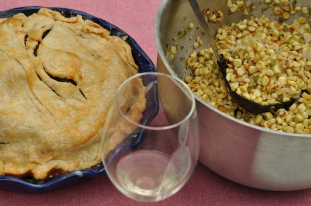 Moose Pie and Corn