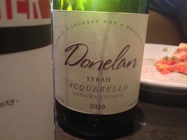Donelan Acquerello at the end of lunch