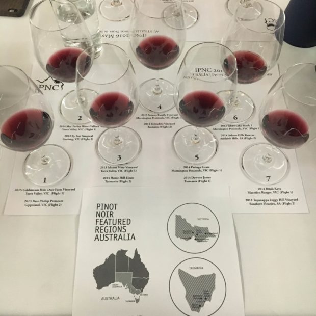 Tasting in flights, IPNC